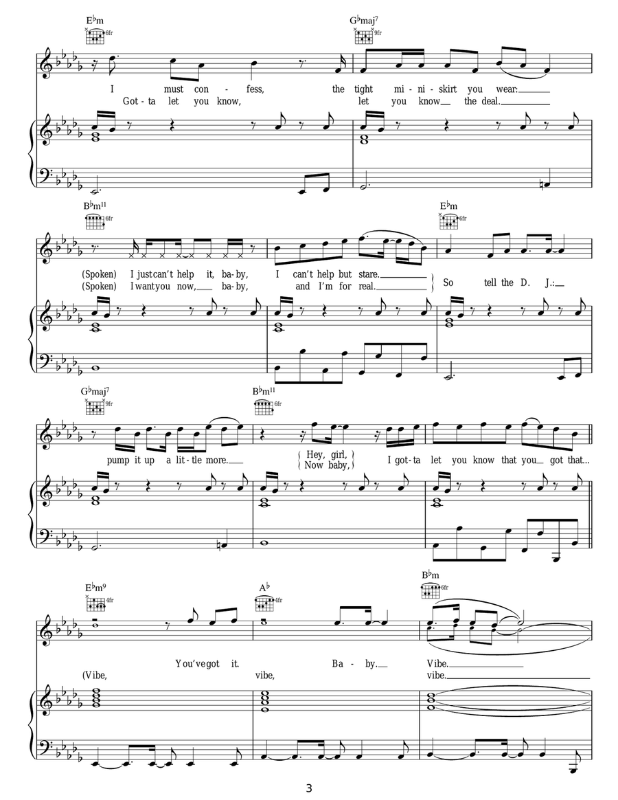 She's Got That Vibe She's Got That Vibe Guitar scores gallery preview page 3