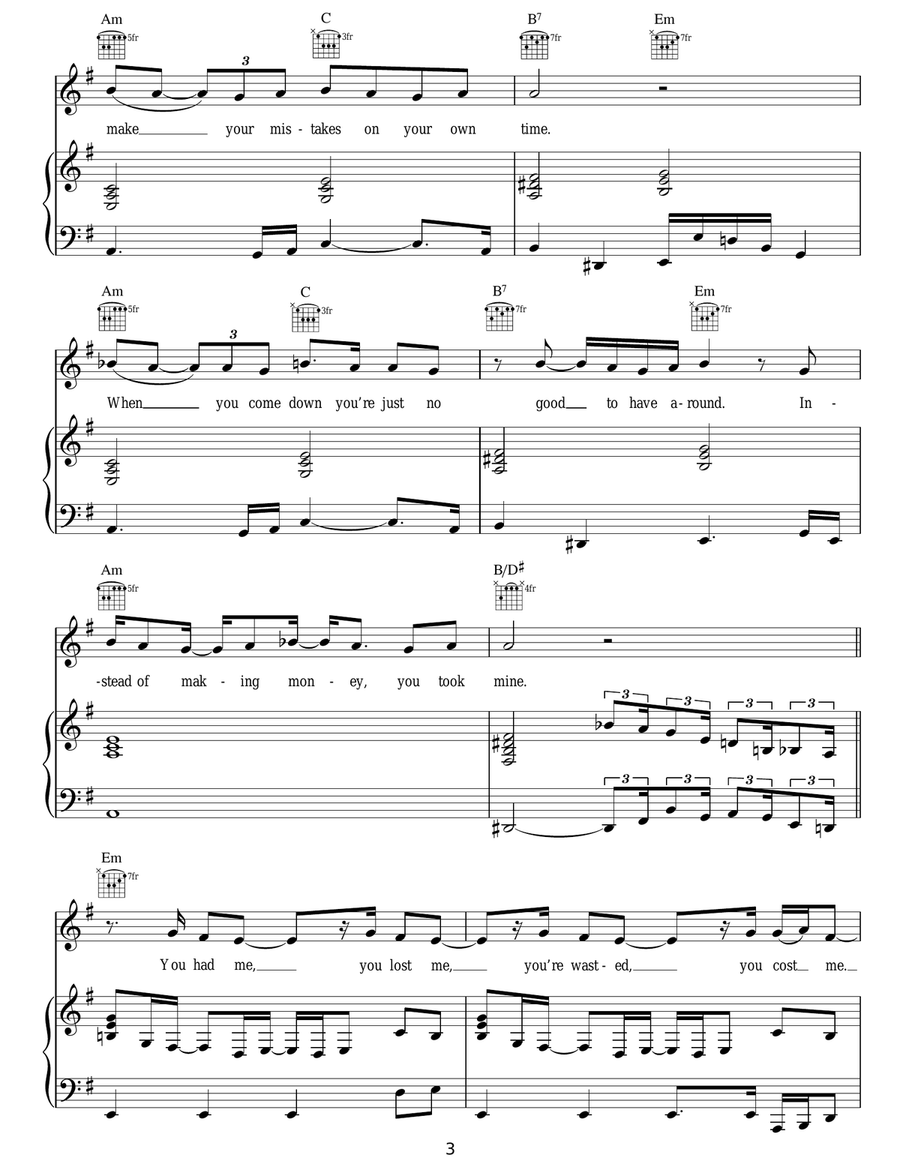 You Had Me You Had Me Acoustic Guitar scores gallery preview page 3