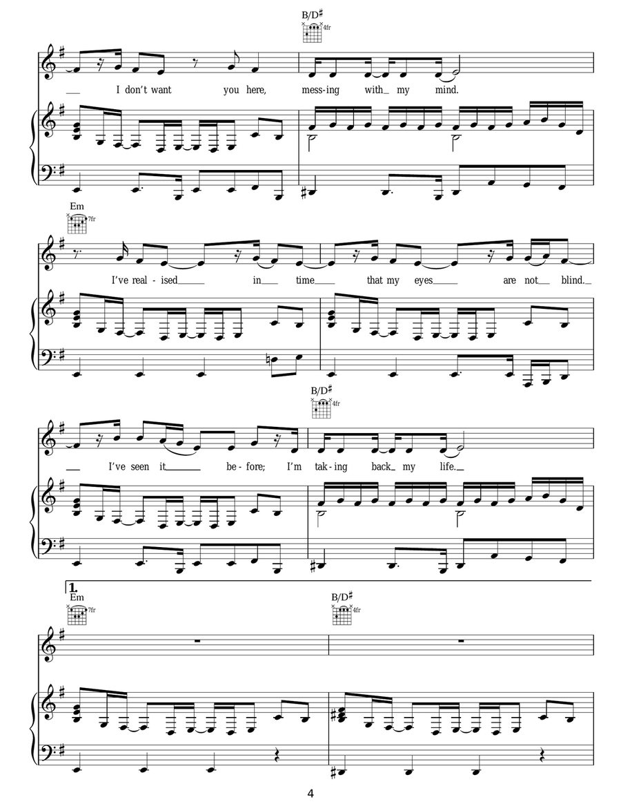 You Had Me You Had Me Acoustic Guitar scores gallery preview page 4