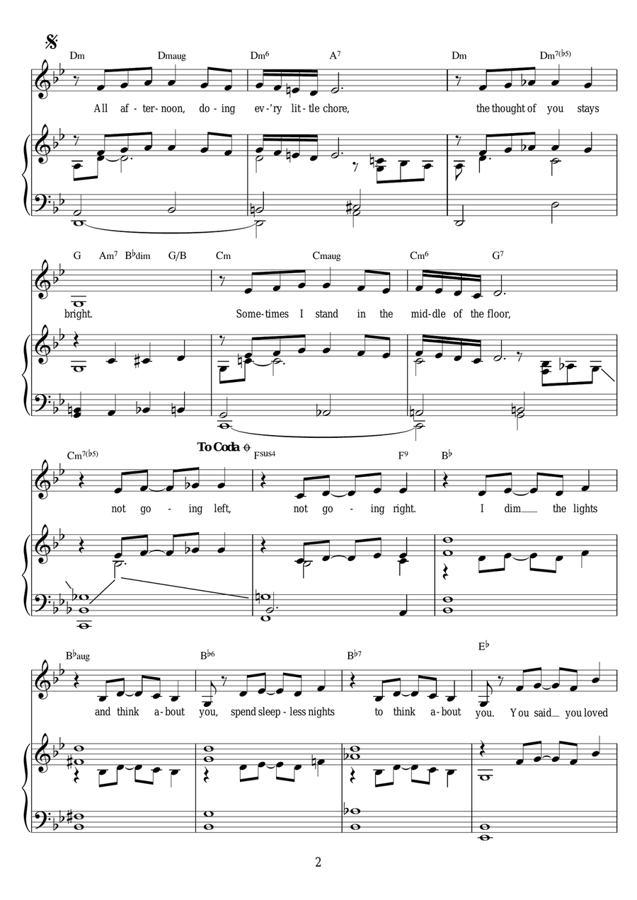 Losing My Mind (from 'Follies') Acoustic Guitar scores gallery preview page 2