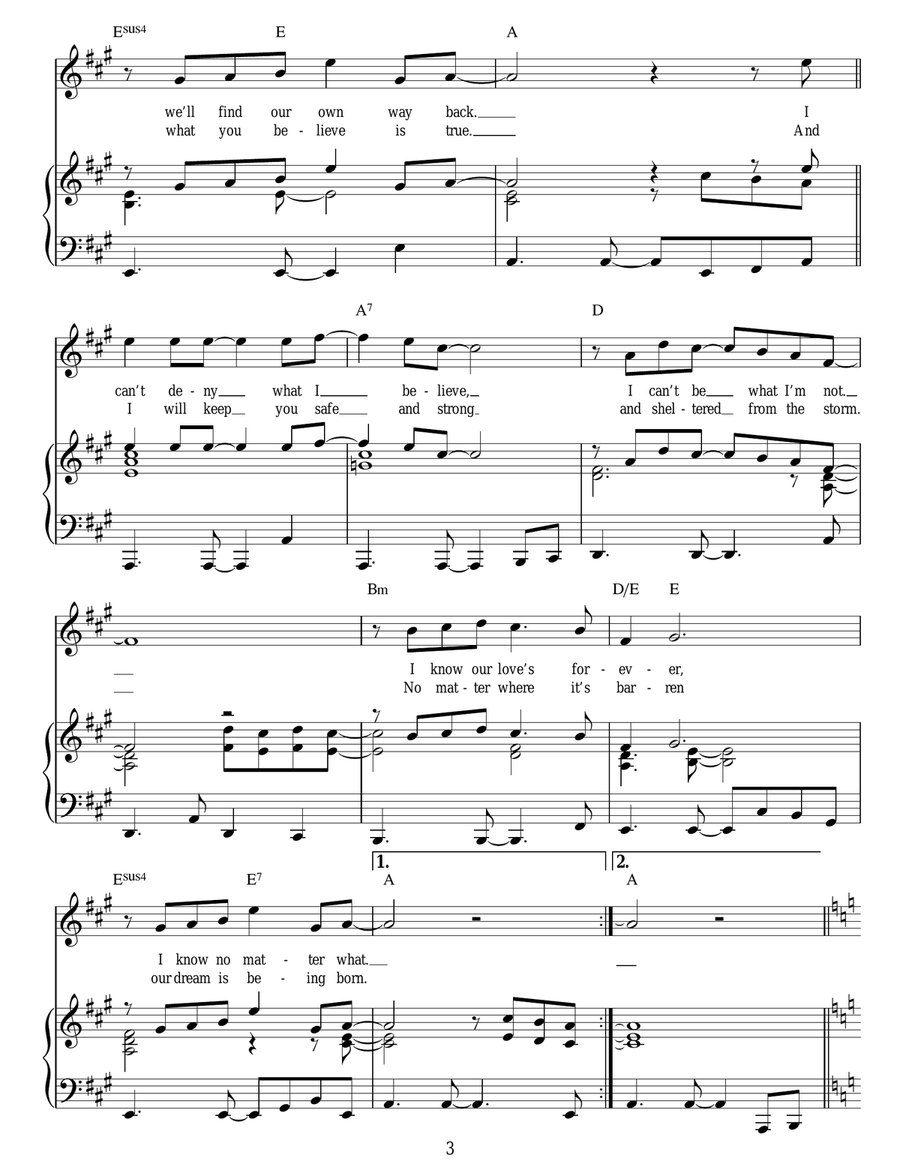 No Matter What No Matter What Acoustic Guitar scores gallery preview page 3