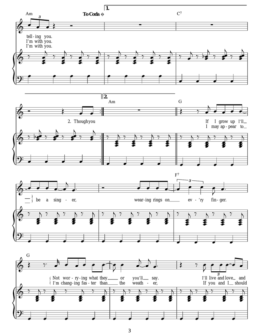Old Brown Shoe Old Brown Shoe Acoustic Guitar scores gallery preview page 3