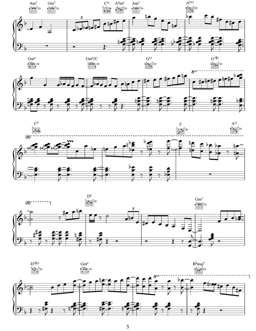 You're Nobody 'Til Somebody Loves You Acoustic Guitar scores gallery preview page 5