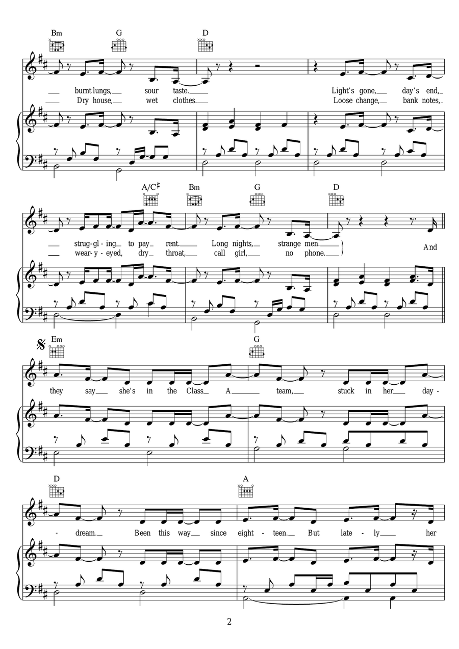 The A Team The A Team Acoustic Guitar scores gallery preview page 2