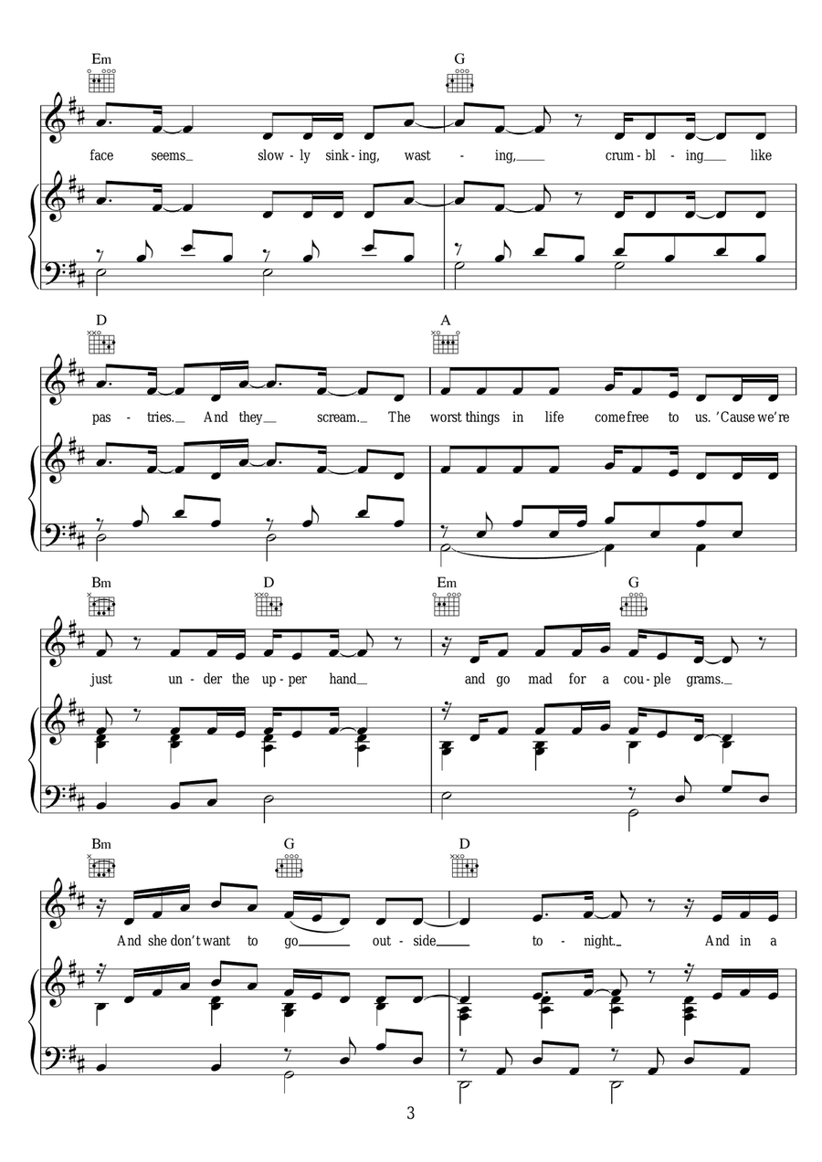 The A Team The A Team Acoustic Guitar scores gallery preview page 3