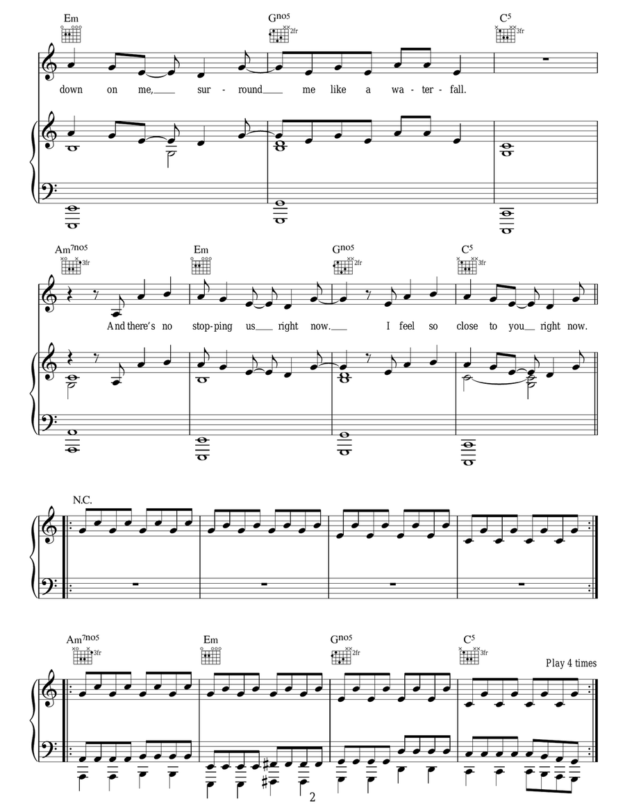 Feel So Close Feel So Close Acoustic Guitar scores gallery preview page 2