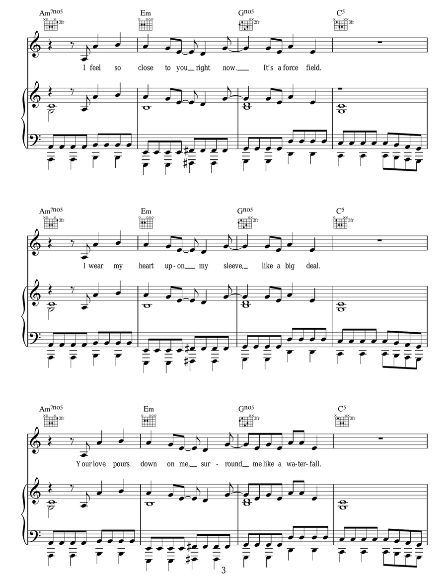 Feel So Close Feel So Close Acoustic Guitar scores gallery preview page 3