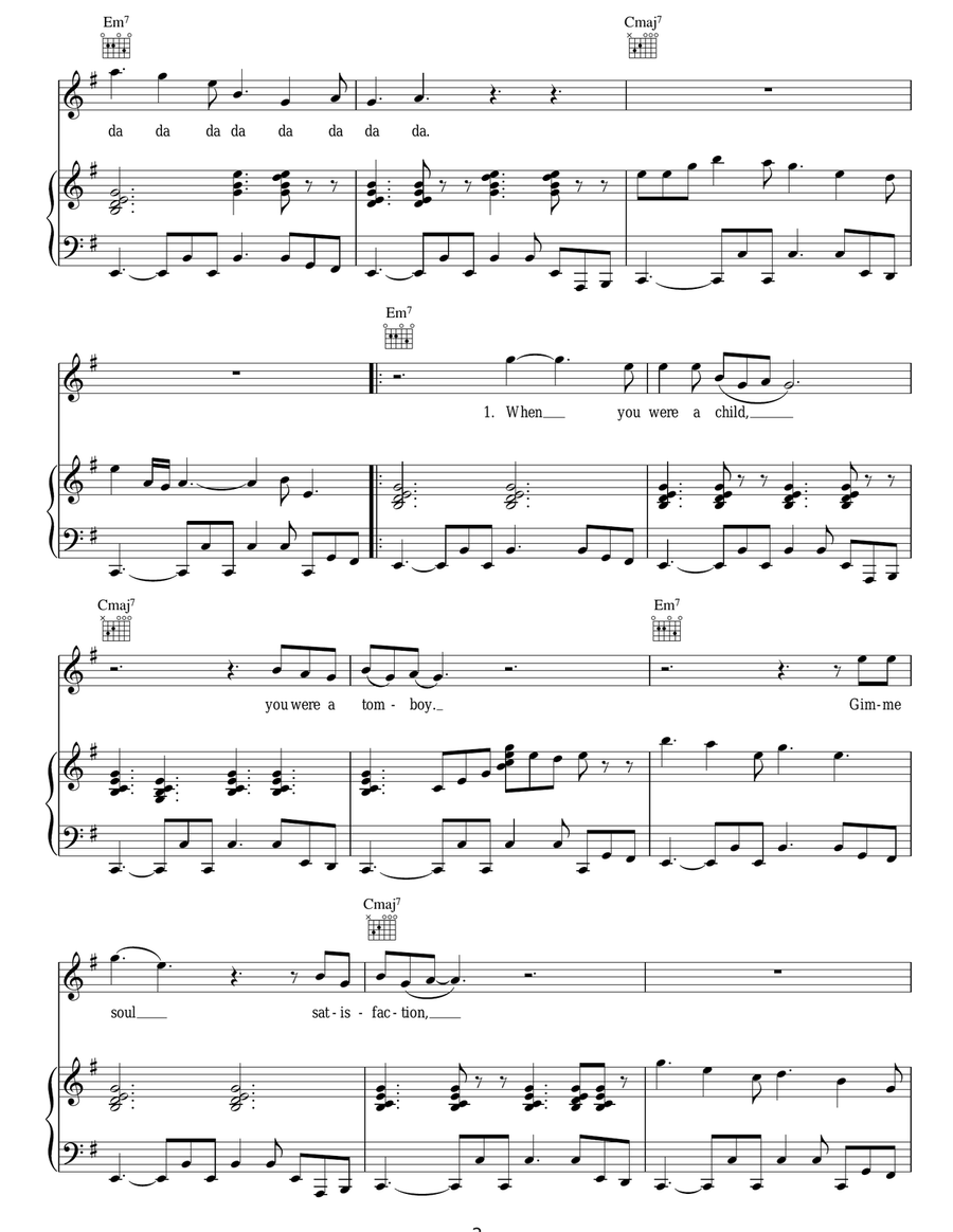 You Don't Pull No Punches But You Don't Push The River Acoustic Guitar scores gallery preview page 2