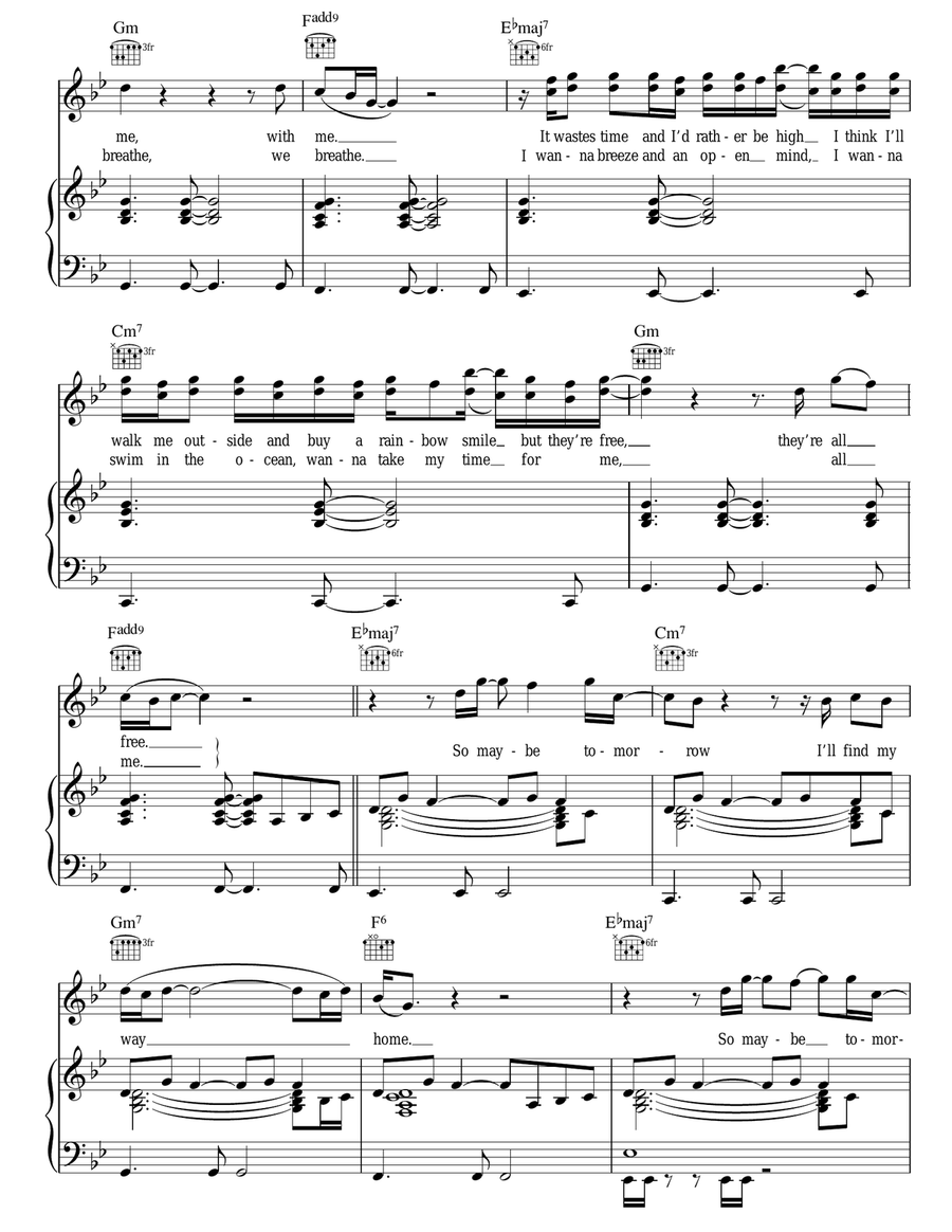 Maybe Tomorrow Maybe Tomorrow Acoustic Guitar scores gallery preview page 2