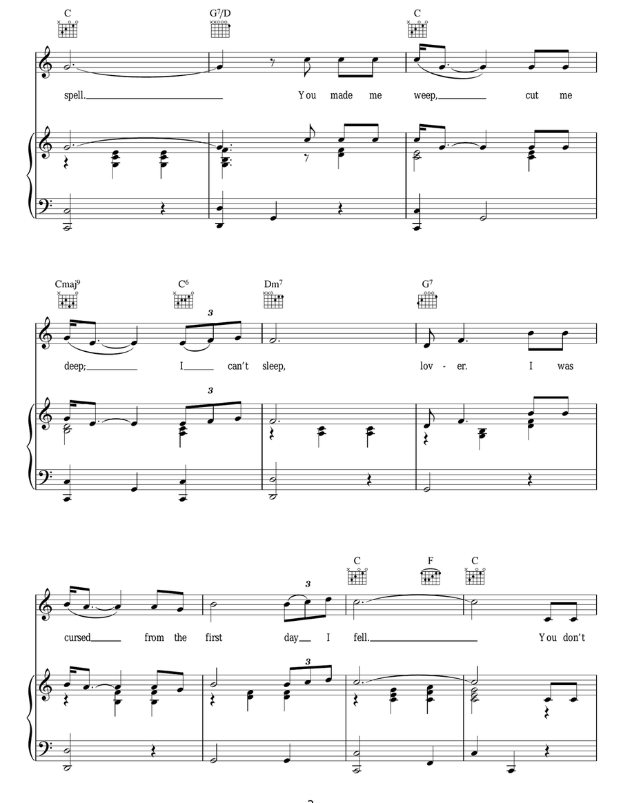 Let Me Go, Lover! Let Me Go, Lover! Guitar scores gallery preview page 2