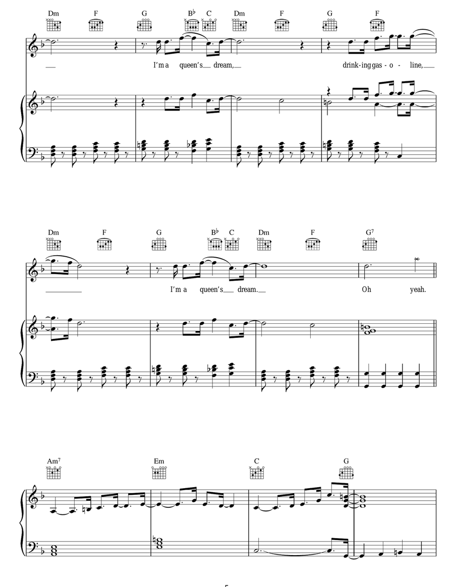 Man Machine Man Machine Acoustic Guitar scores gallery preview page 5