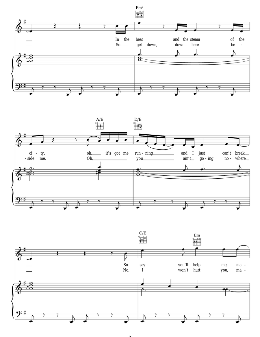 Mama Mama Acoustic Guitar scores gallery preview page 2