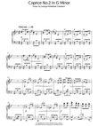 Caprice No. 2 In G Minor