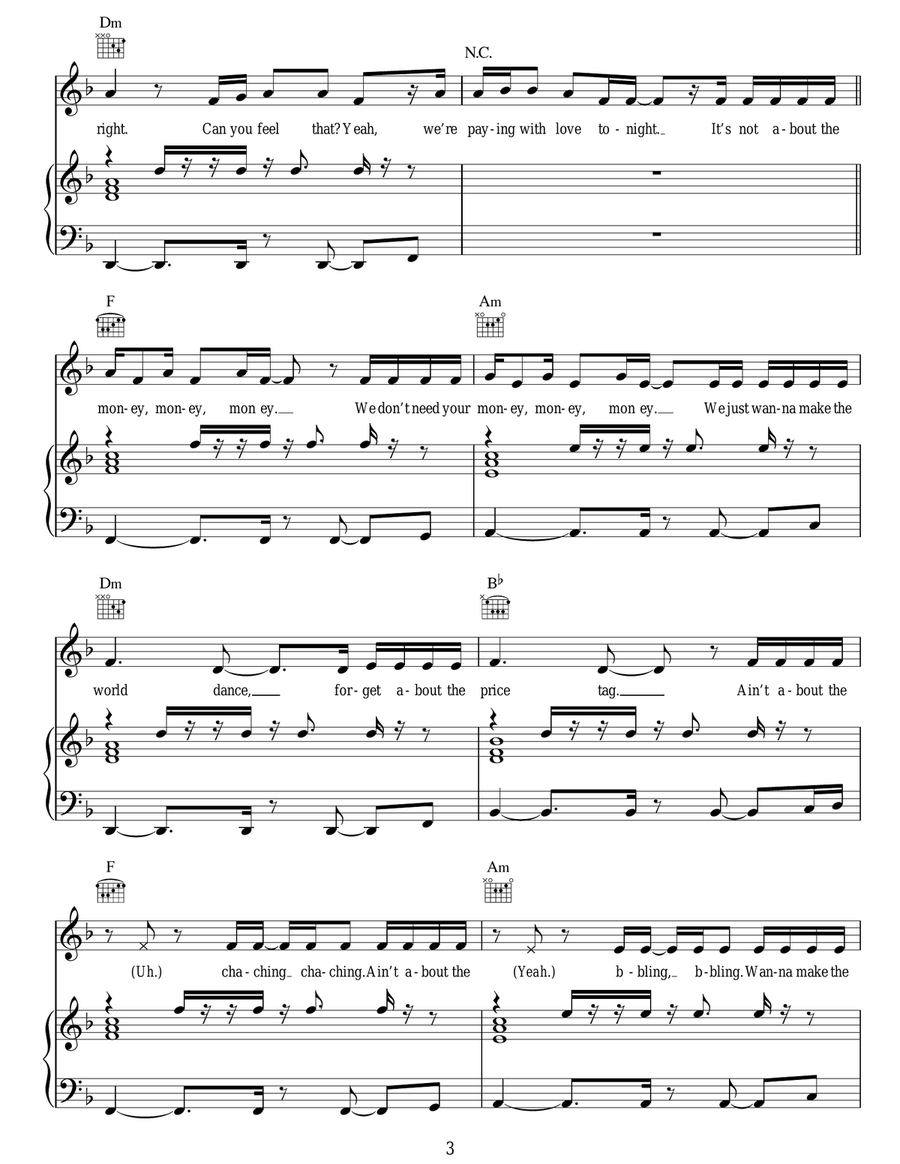 Price Tag Price Tag Acoustic Guitar scores gallery preview page 3