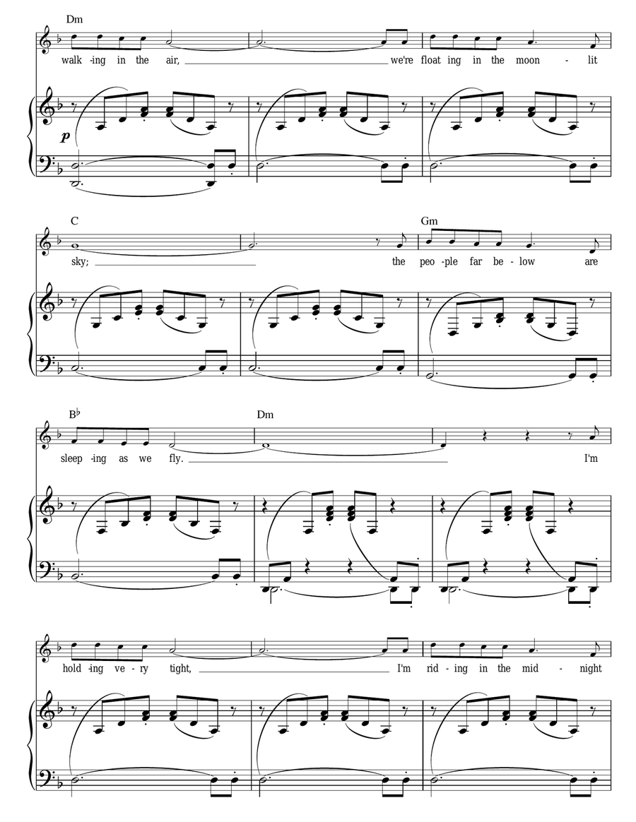 Walking In The Air (theme from The Snowman) Guitar scores gallery preview page 3