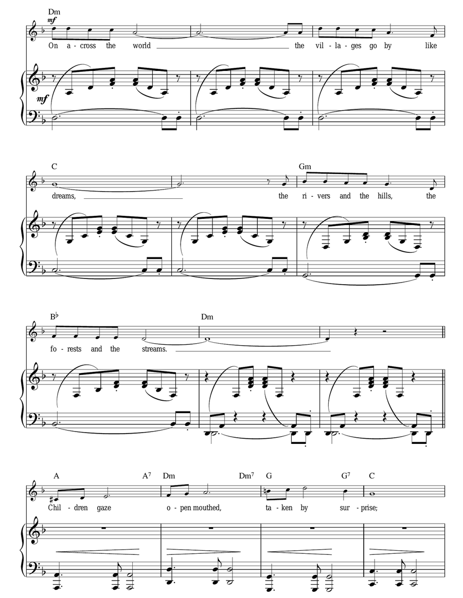 Walking In The Air (theme from The Snowman) Guitar scores gallery preview page 5