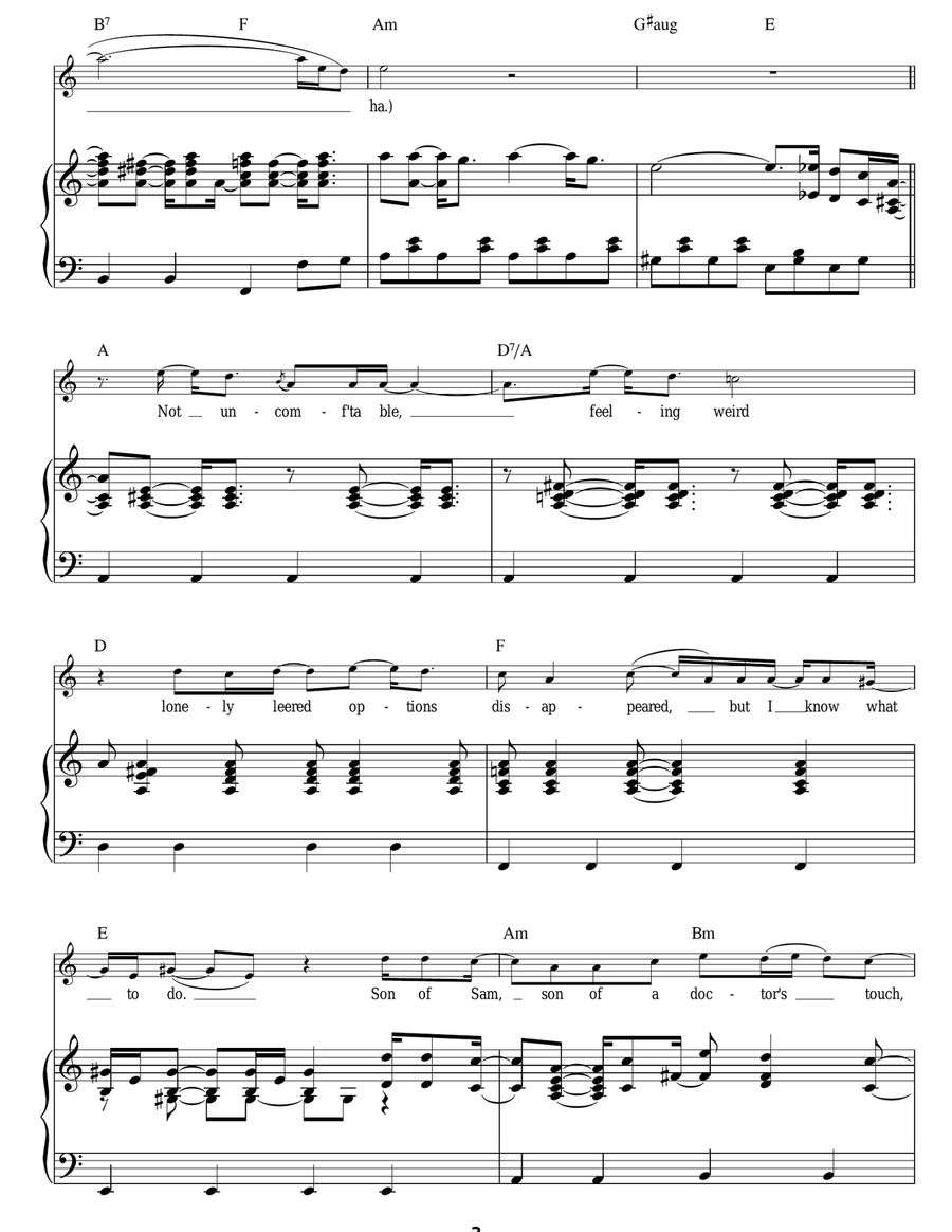Son Of Sam Son Of Sam 3-Part scores gallery preview page 3