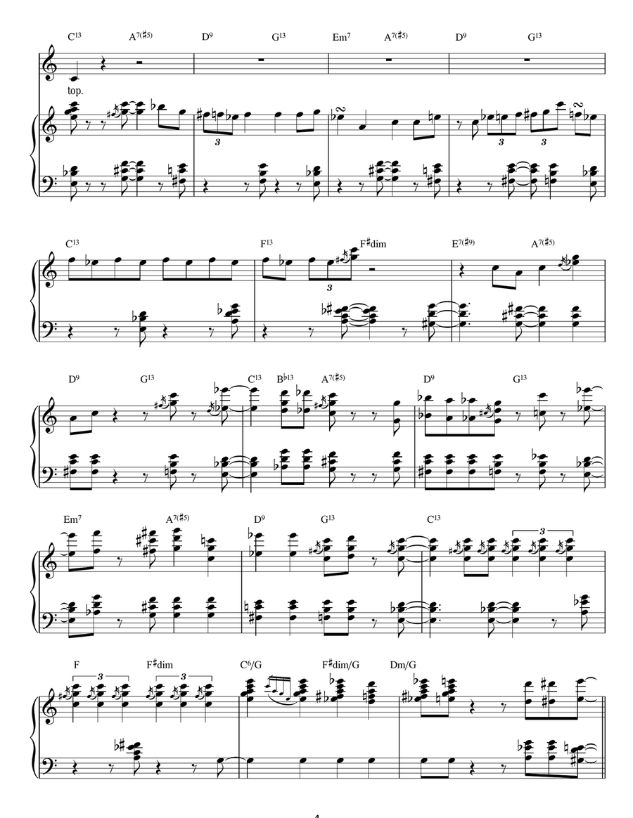 Straighten Up And Fly Right Guitar scores gallery preview page 4