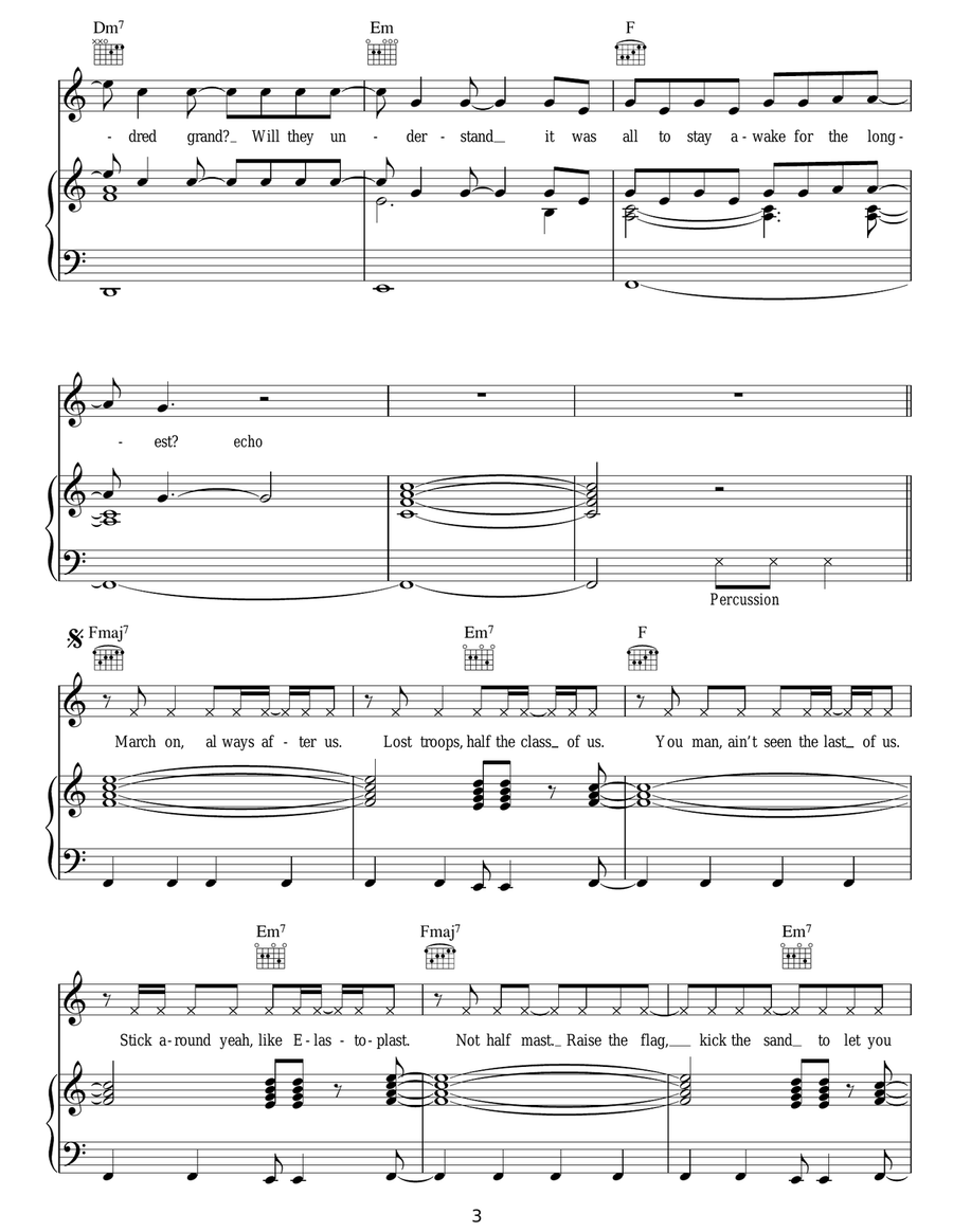 Stay Awake Stay Awake Acoustic Guitar scores gallery preview page 3