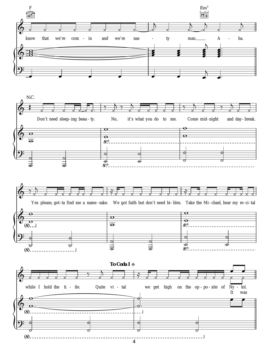 Stay Awake Stay Awake Acoustic Guitar scores gallery preview page 4