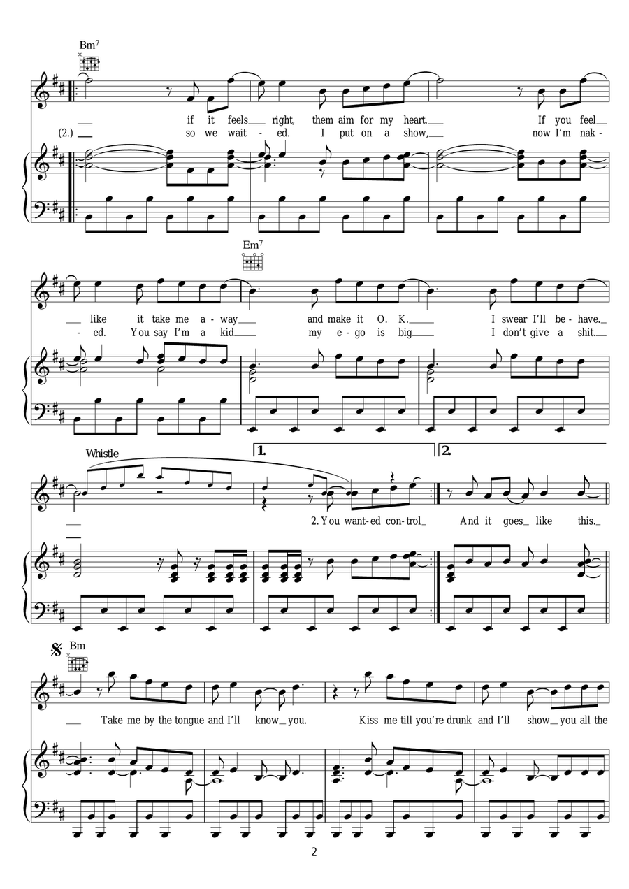 Moves Like Jagger (featuring Christina Aguilera) Acoustic Guitar scores gallery preview page 2