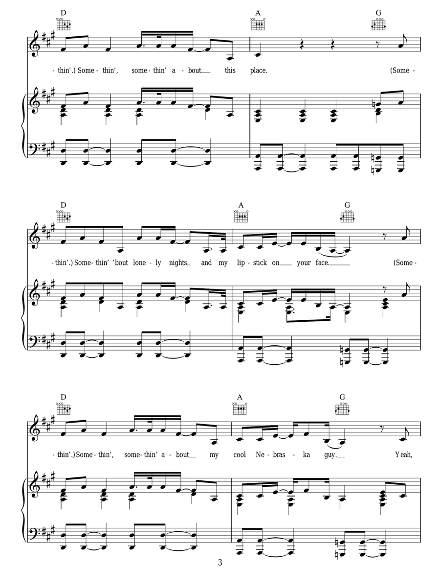 You And I You And I Acoustic Guitar scores gallery preview page 3