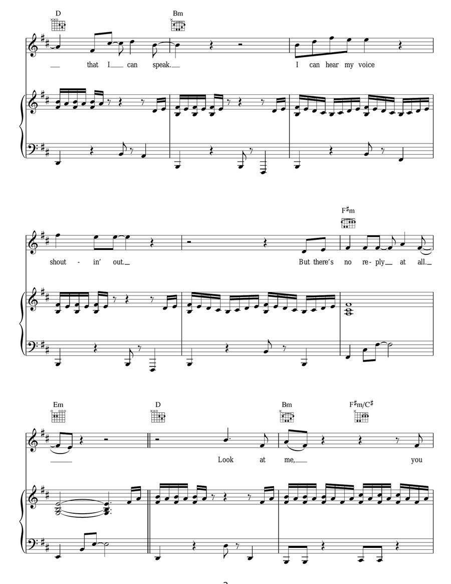 No Reply At All No Reply At All Acoustic Guitar scores gallery preview page 2