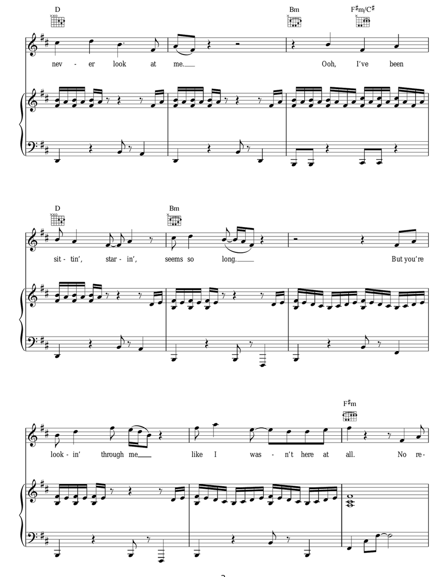 No Reply At All No Reply At All Acoustic Guitar scores gallery preview page 3