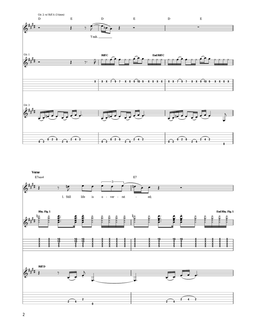 Man In Motion Man In Motion Acoustic Guitar scores gallery preview page 2