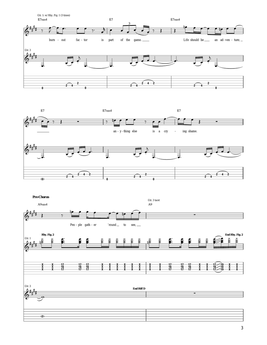 Man In Motion Man In Motion Acoustic Guitar scores gallery preview page 3