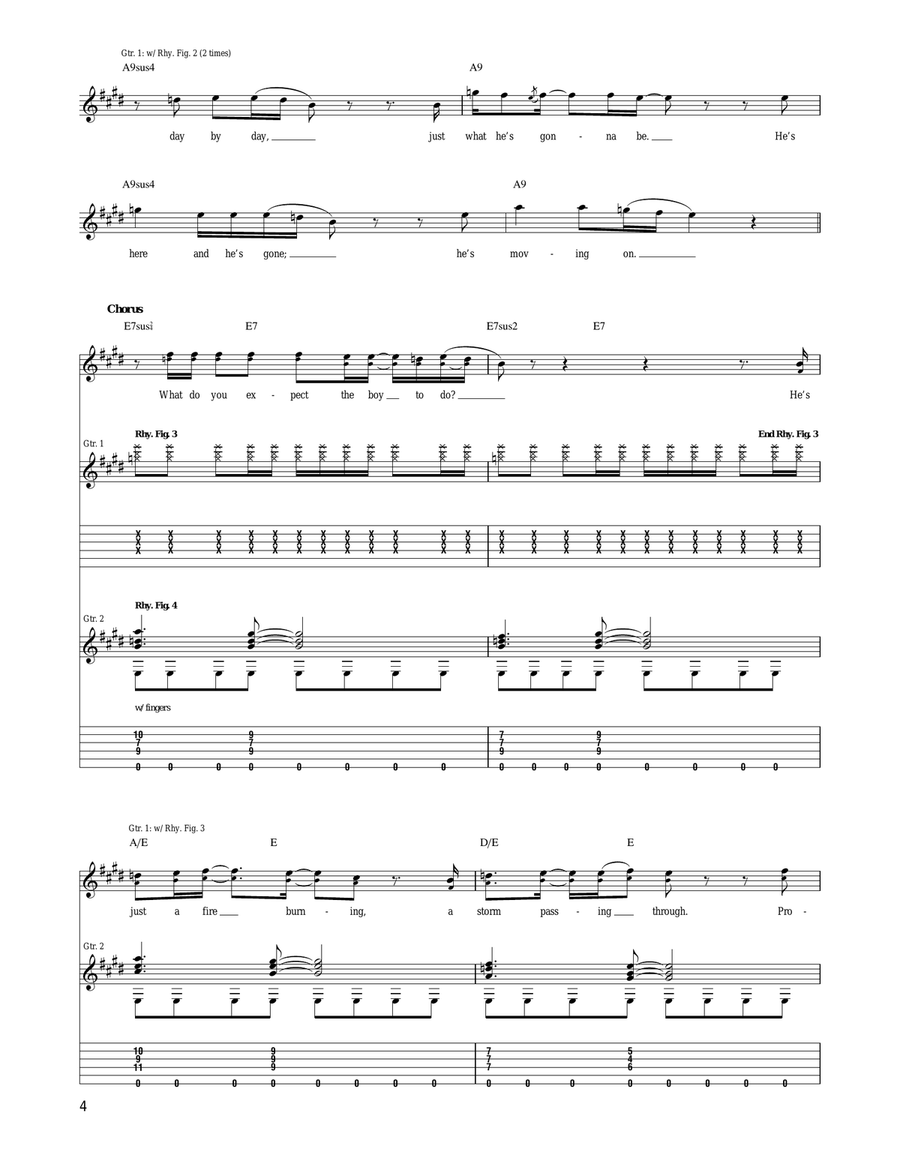 Man In Motion Man In Motion Acoustic Guitar scores gallery preview page 4