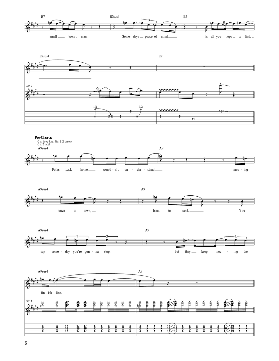Man In Motion Man In Motion Acoustic Guitar scores gallery preview page 6