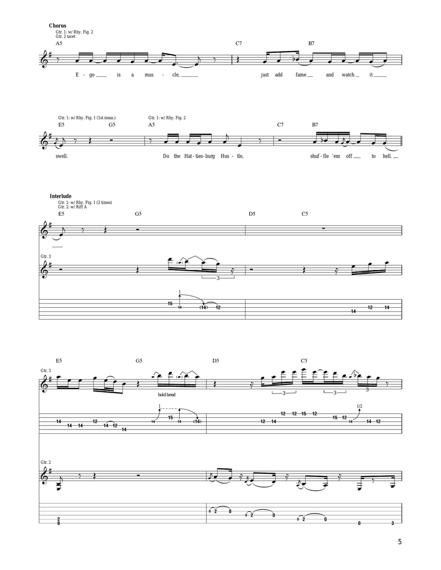 Hattiesburg Hustle Hattiesburg Hustle Acoustic Guitar scores gallery preview page 5