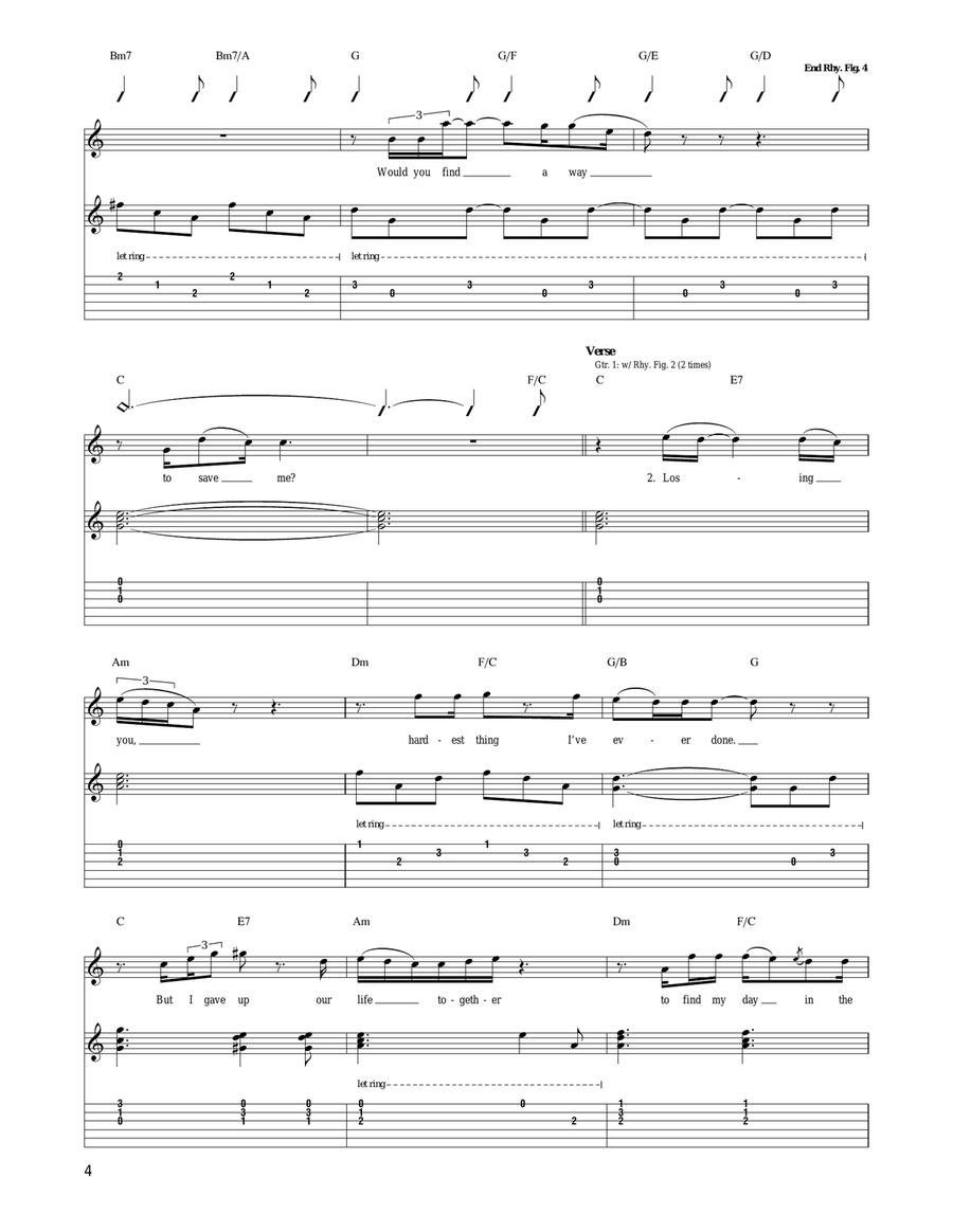 Save Me Save Me Acoustic Guitar scores gallery preview page 4