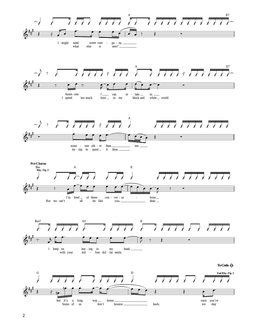 Sick Of My Shadow Sick Of My Shadow Acoustic Guitar scores gallery preview page 2