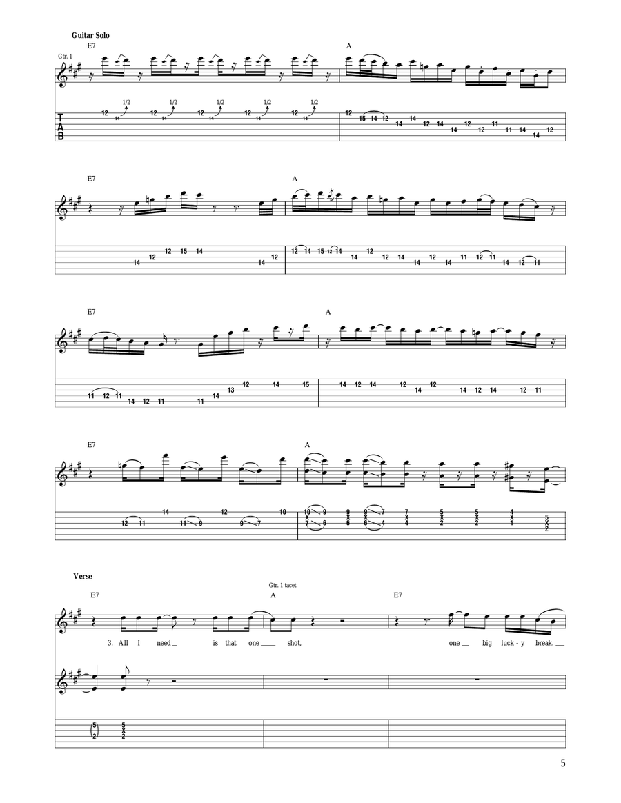 Sick Of My Shadow Sick Of My Shadow Acoustic Guitar scores gallery preview page 5
