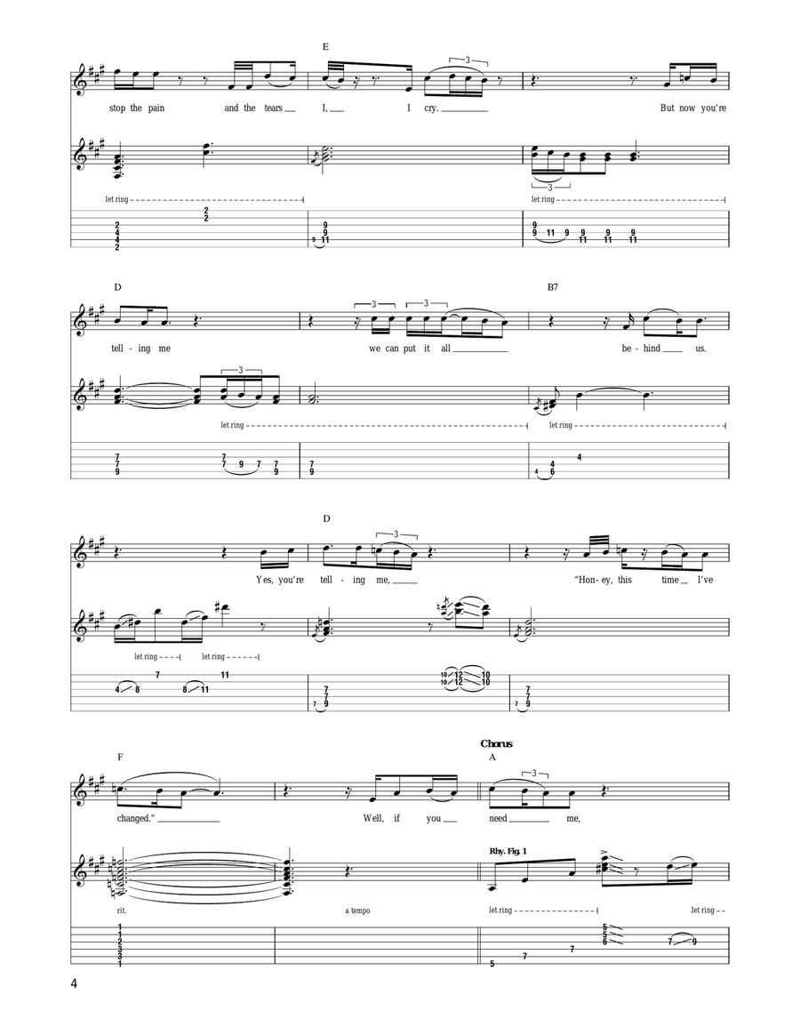 Your Wildest Dream Your Wildest Dream Acoustic Guitar scores gallery preview page 4