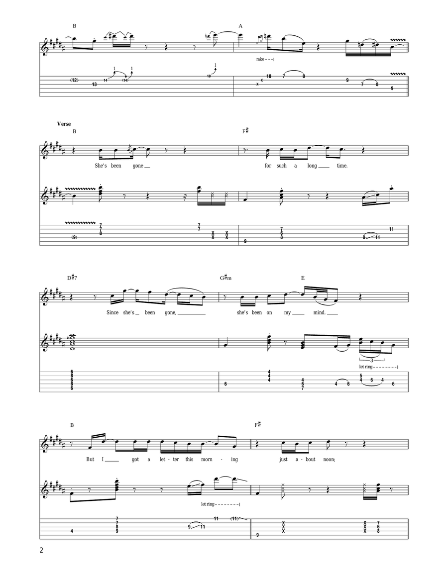 Everyday Will Be Like A Holiday Acoustic Guitar scores gallery preview page 2