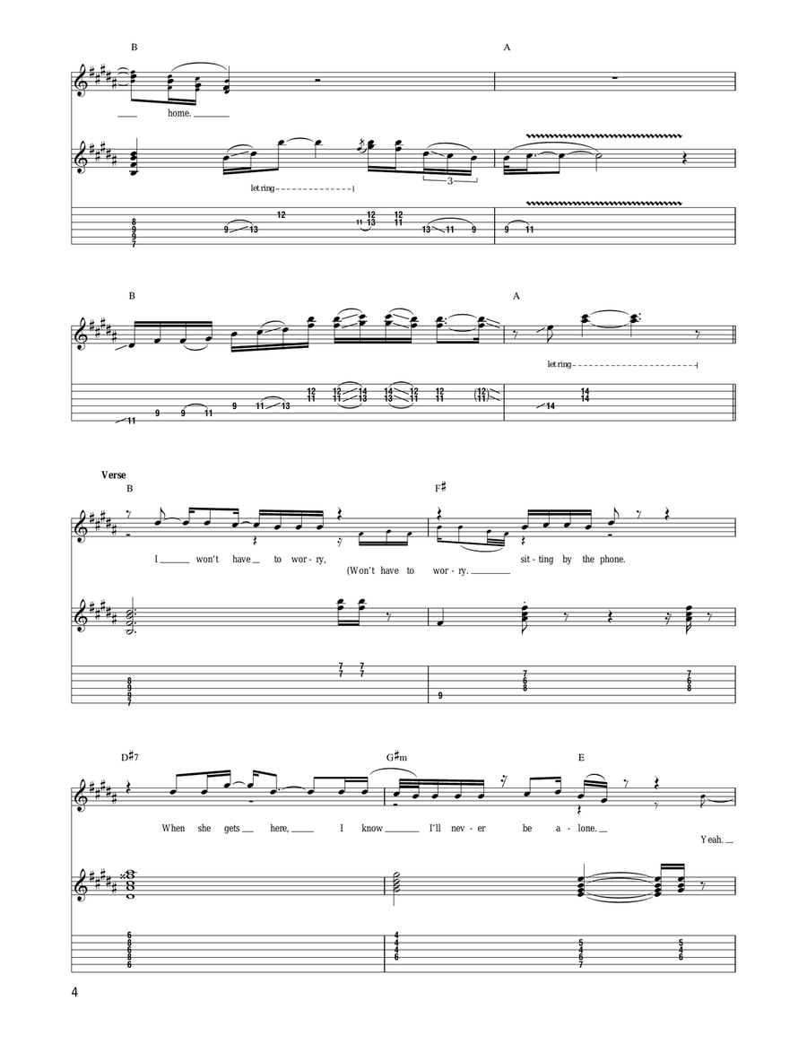 Everyday Will Be Like A Holiday Acoustic Guitar scores gallery preview page 4