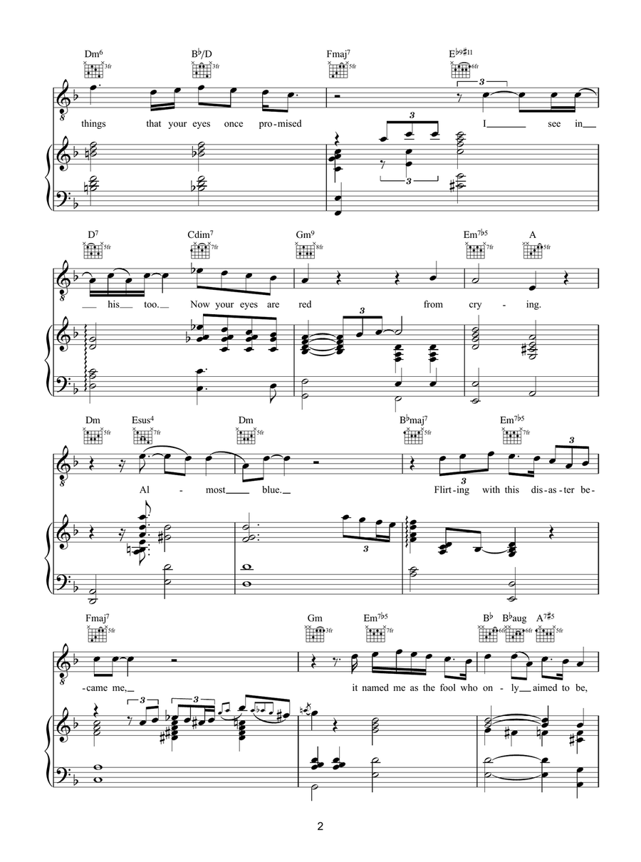 Almost Blue Almost Blue Guitar scores gallery preview page 2