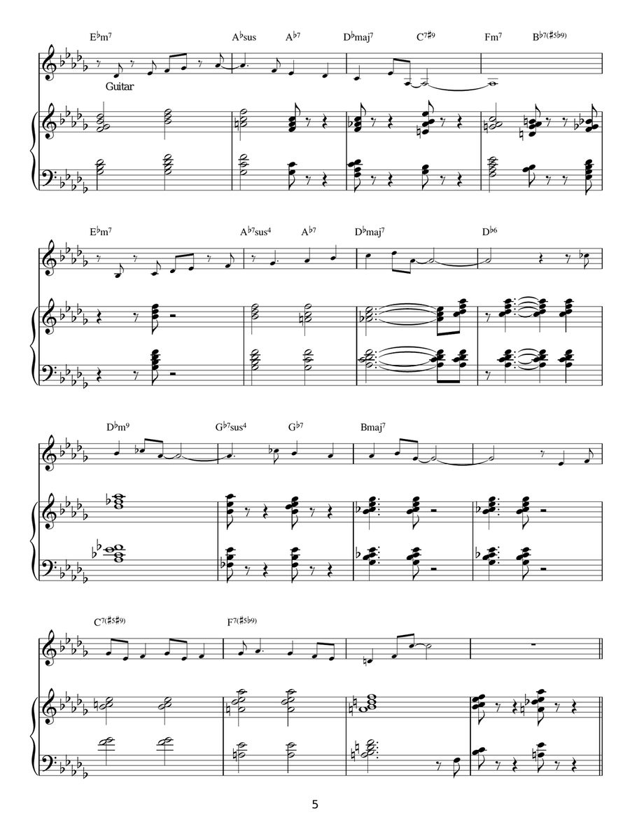 Devil May Care Devil May Care Guitar scores gallery preview page 5