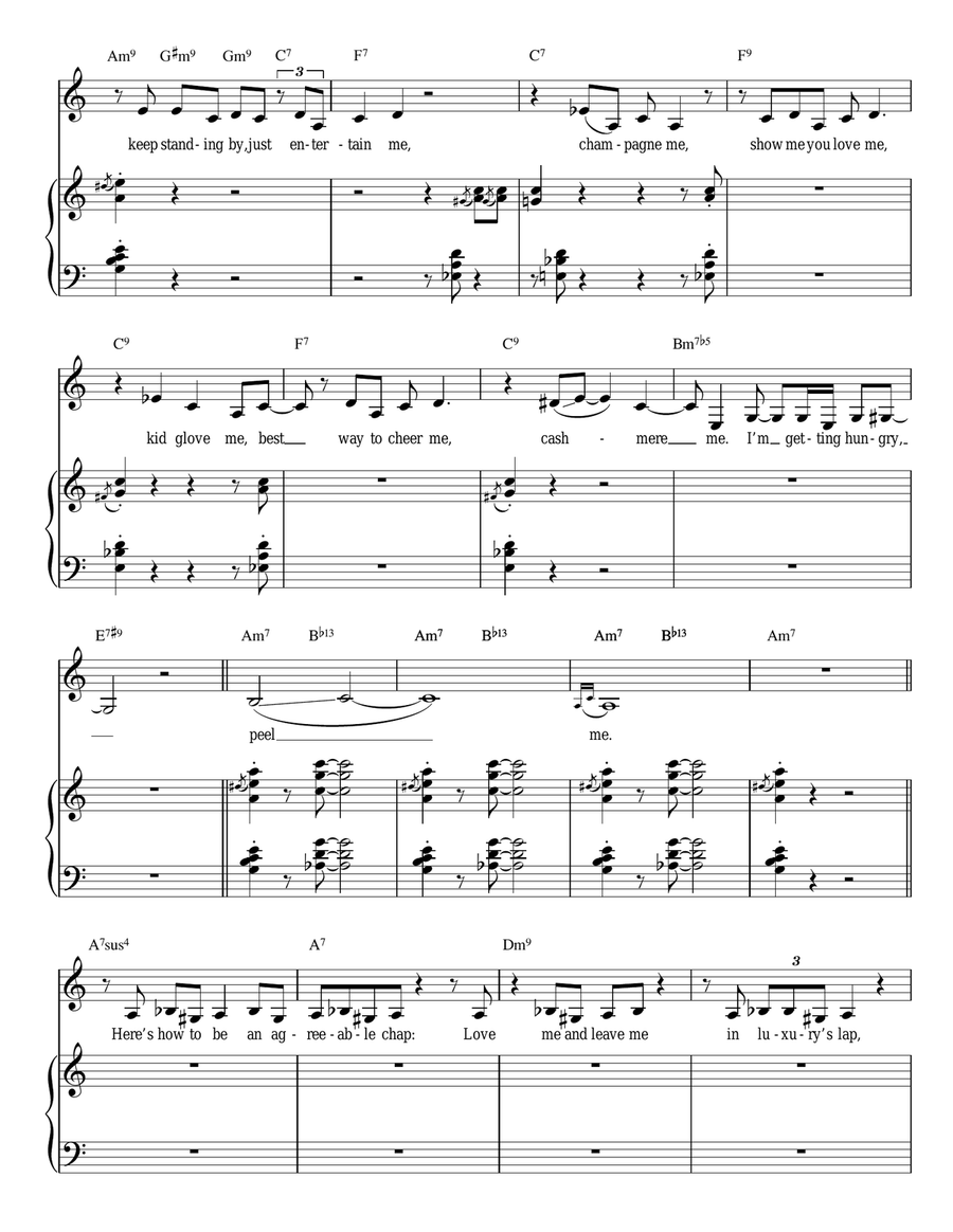 Peel Me A Grape Guitar scores gallery preview page 3