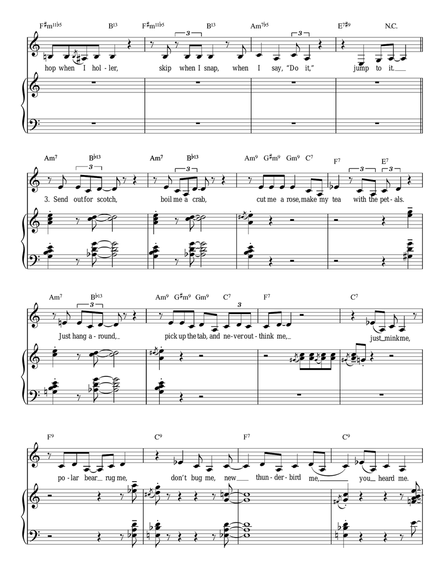 Peel Me A Grape Guitar scores gallery preview page 4
