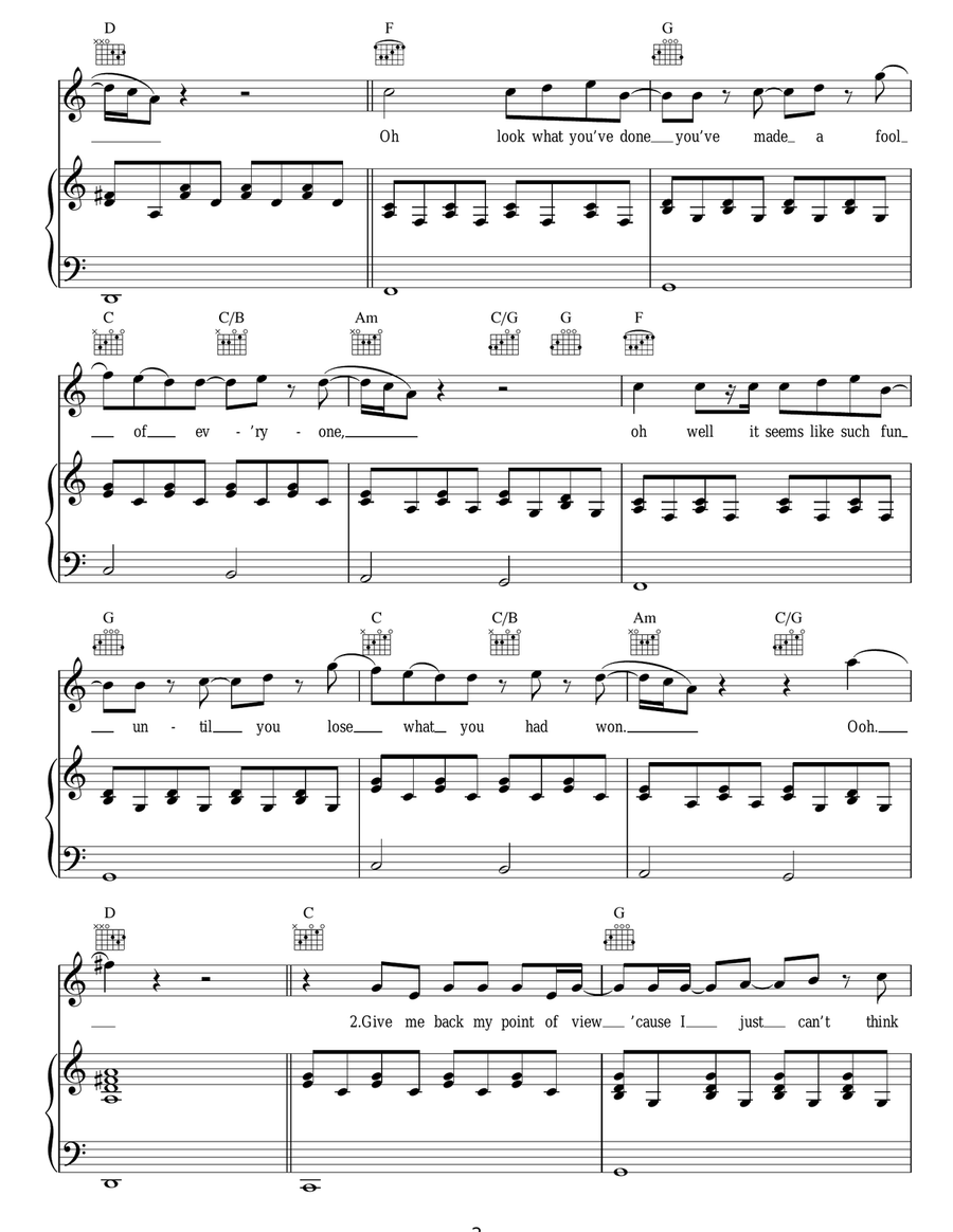 Look What You've Done Look What You've Done Guitar scores gallery preview page 2