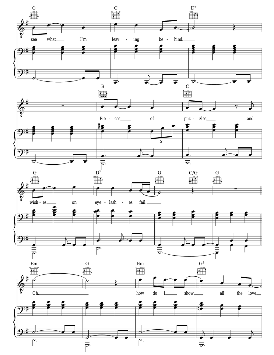 Through The Dark Through The Dark Acoustic Guitar scores gallery preview page 2