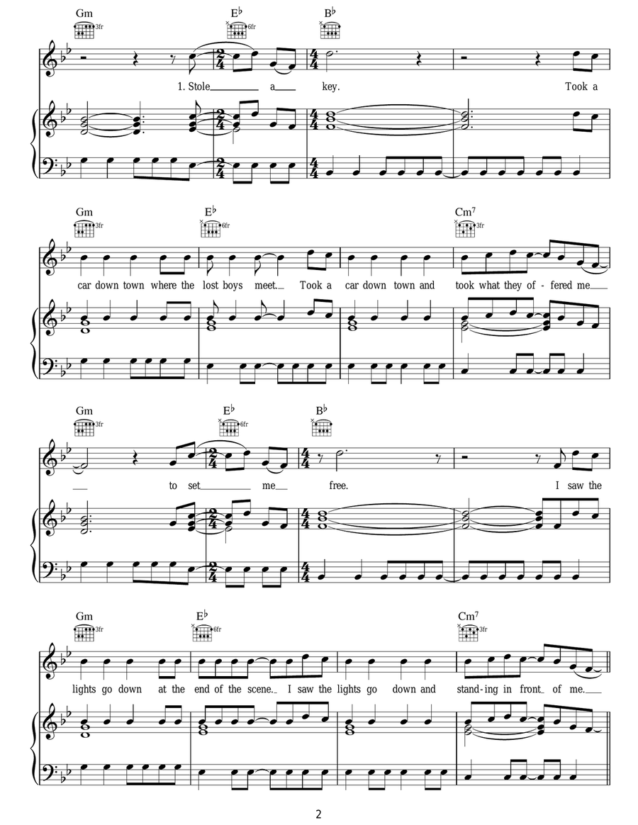 Charlie Brown Charlie Brown Acoustic Guitar scores gallery preview page 2