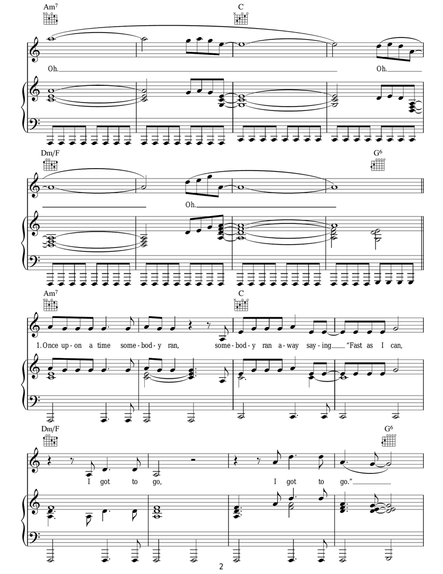 Princess Of China Princess Of China Acoustic Guitar scores gallery preview page 2