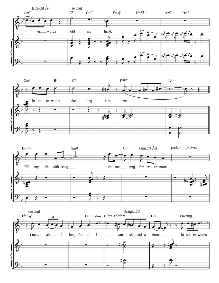Fly Me To The Moon (In Other Words) Guitar scores gallery preview page 2