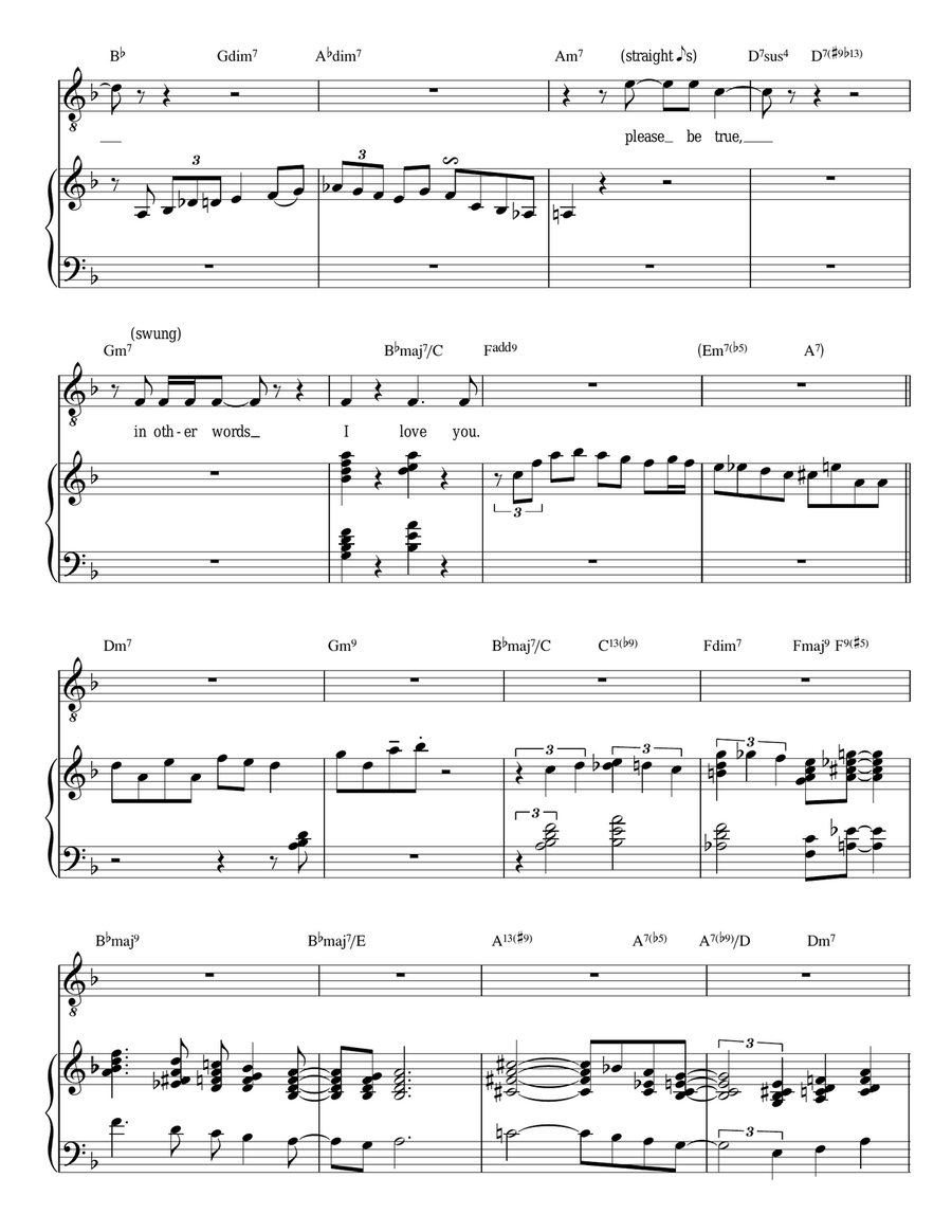 Fly Me To The Moon (In Other Words) Guitar scores gallery preview page 3