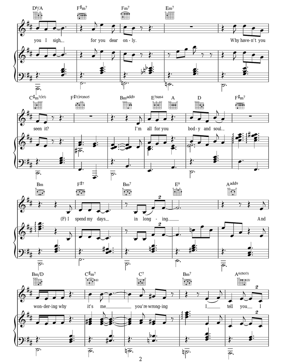 Body And Soul Body And Soul Acoustic Guitar scores gallery preview page 2